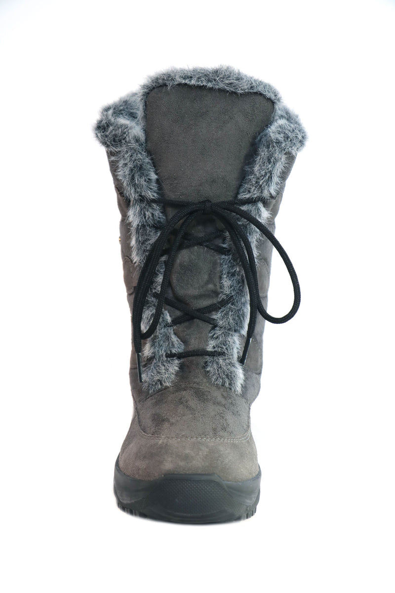 Oribi2 OC Grey Women's midcalf Winter Boots with retractable Ice Grip
